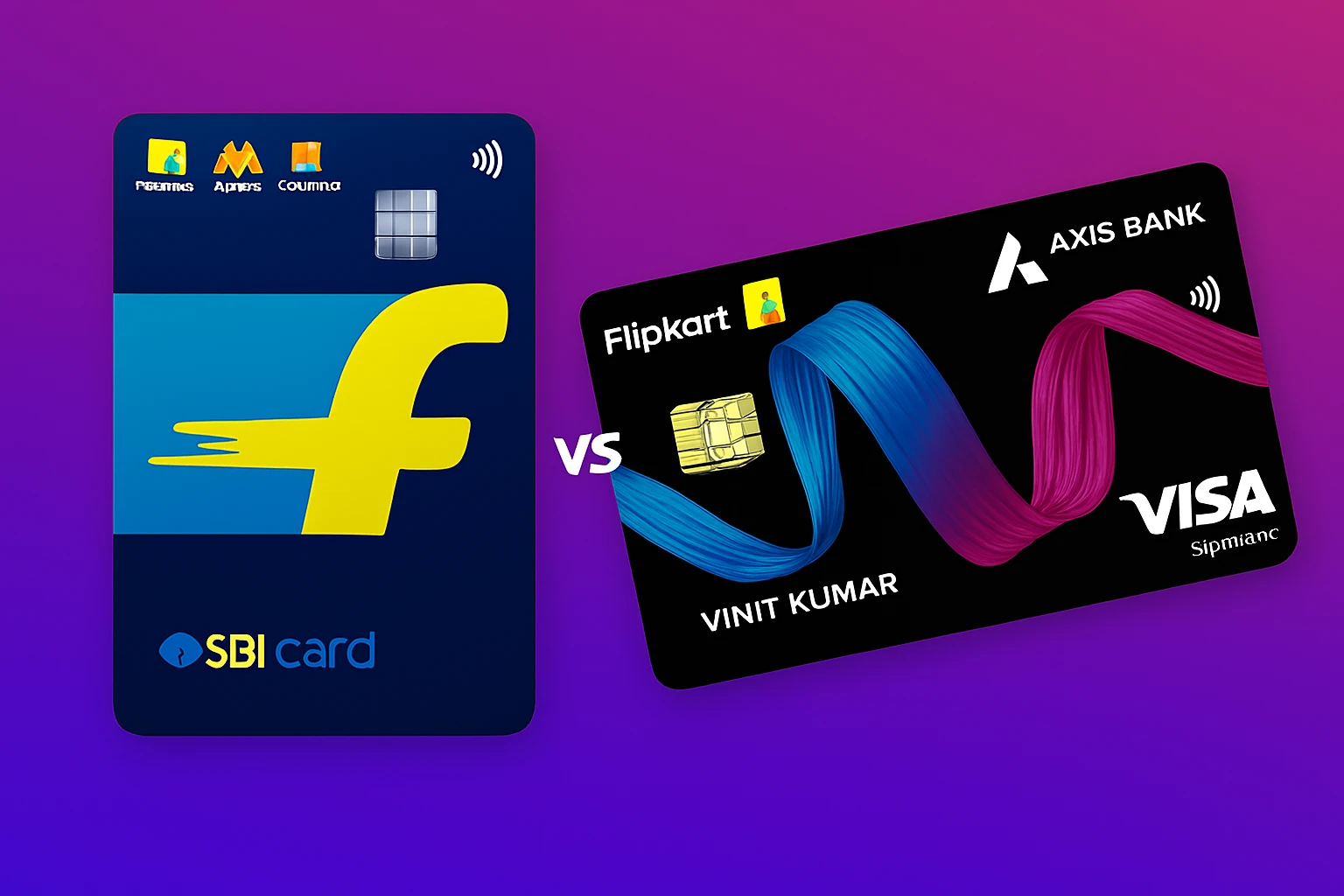 Axis Flipkart Credit Card vs SBI Flipkart Credit Card.webp